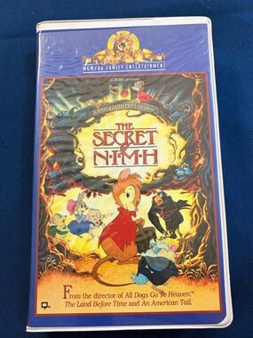 Vintage 80s MGM The Secret of NIMH VHS animated Movie   -